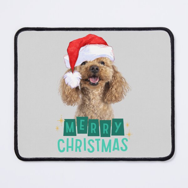 Item preview, Merry Christmas - cute poodle. designed and sold by esao.