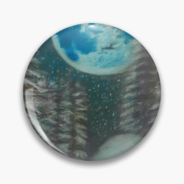 Item preview, The snow moon designed and sold by Artbyjanehicks.