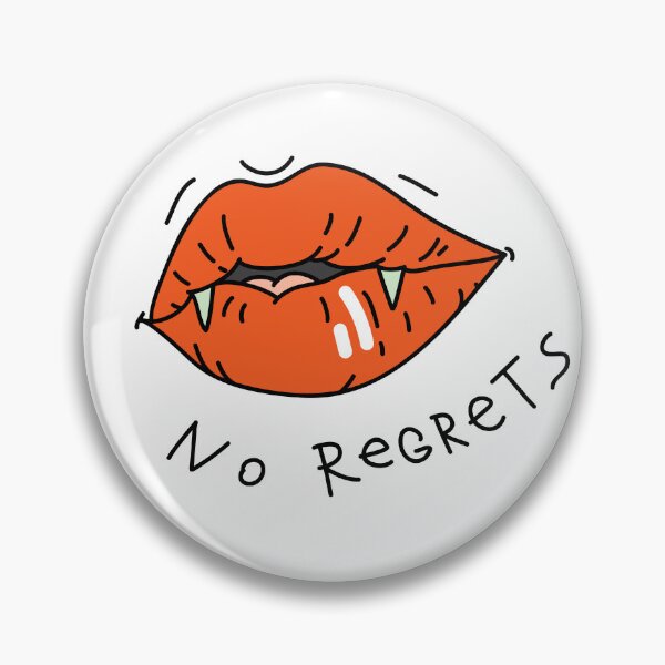 Item preview, No Regrets Red Lips Anti-Valentine designed and sold by ZoollGraphics.