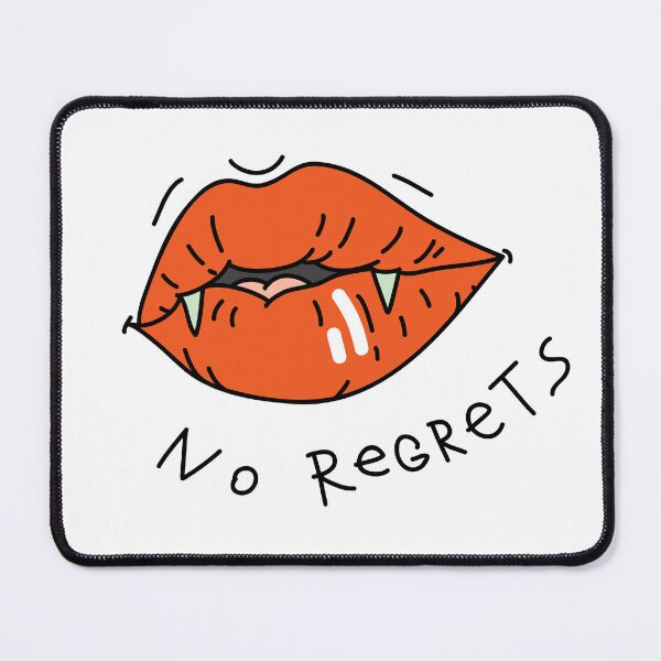Item preview, No Regrets Red Lips Anti-Valentine designed and sold by ZoollGraphics.