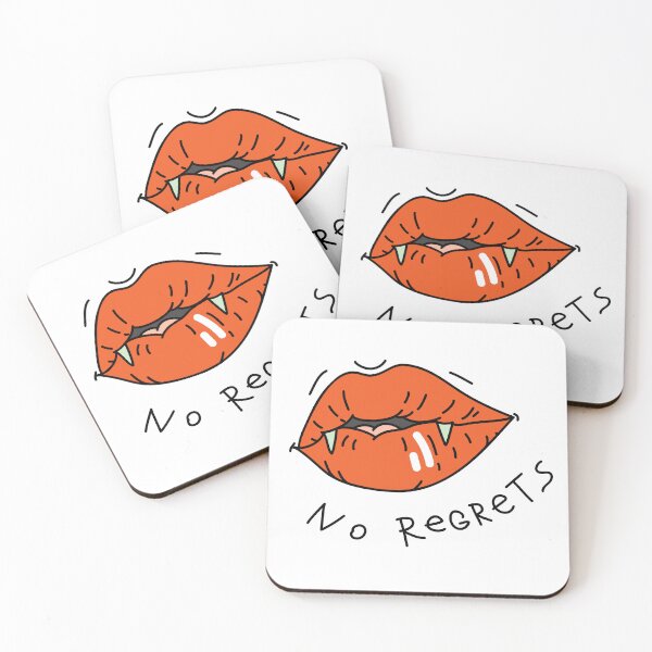 Item preview, No Regrets Red Lips Anti-Valentine designed and sold by ZoollGraphics.