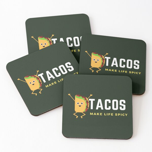 Item preview,   tacos make life spicy - food humor love tacos - taco bells designed and sold by mhams  ⭐️⭐️⭐️⭐️⭐️.