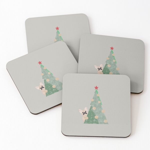 Item preview, Minimal Christmas Frenchie designed and sold by Huebucket.