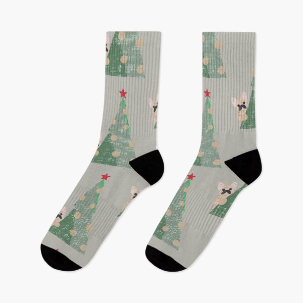 Item preview, Minimal Christmas Frenchie designed and sold by Huebucket.