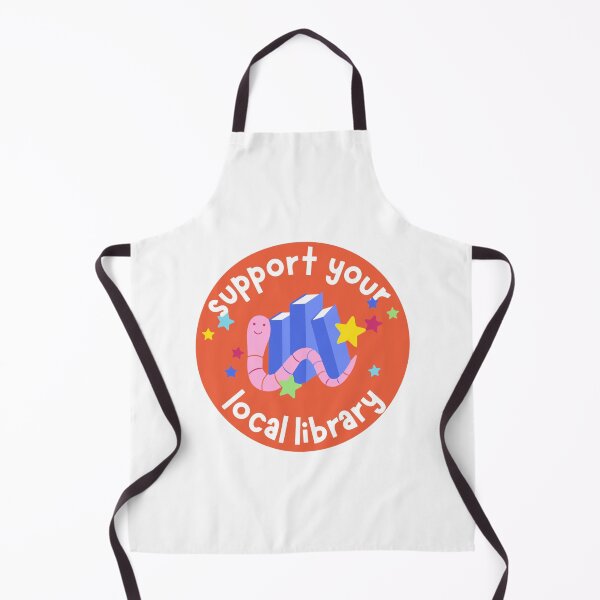 Item preview, Support Your Local Library With Colors Funny Earthworm designed and sold by sadedream.