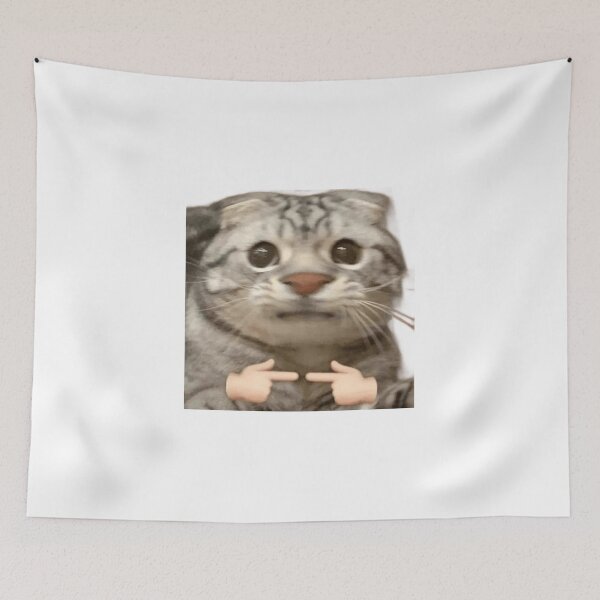 Item preview, begging cat designed and sold by TayyarProduct.