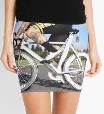 Fixie cyclist Mini Skirt