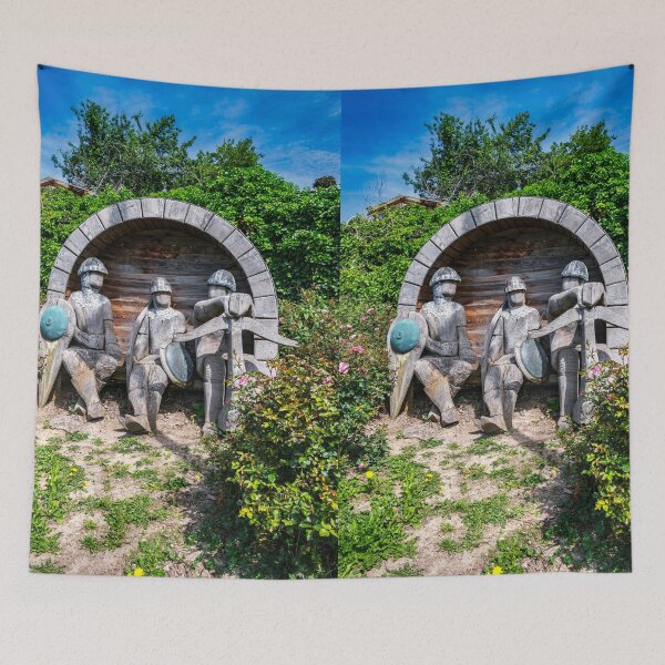 Item preview, Knights Sculpture Rhuddlan designed and sold by AJEvans.