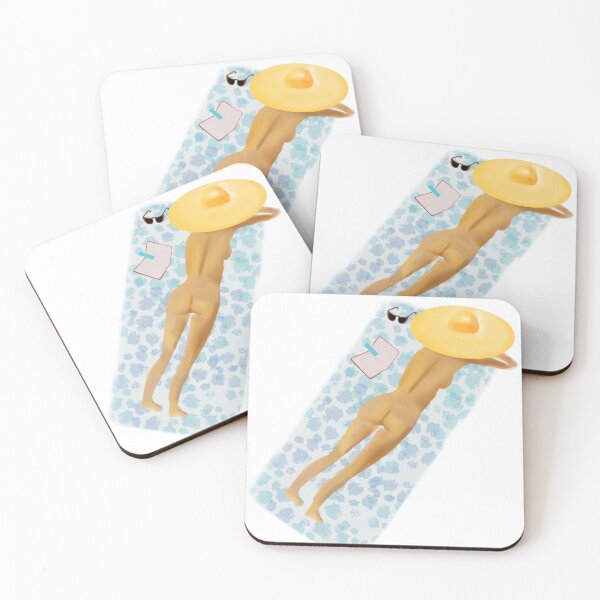 Item preview, Relaxing on the beach with a book designed and sold by Anton Repetto.