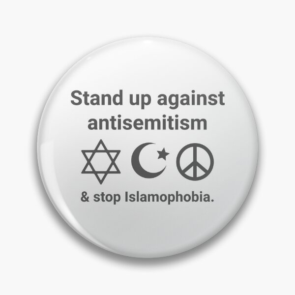 Item preview, Stand up against antisemitism and stop Islamophobia.  designed and sold by Rachel the Artist .