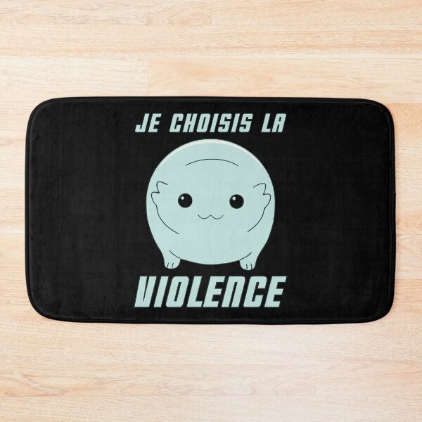 Item preview, Moopsy Chooses Violence in French (Light Text) designed and sold by GatorDesign.