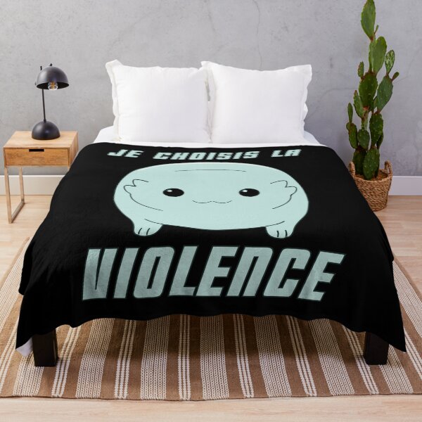 Item preview, Moopsy Chooses Violence in French (Light Text) designed and sold by GatorDesign.
