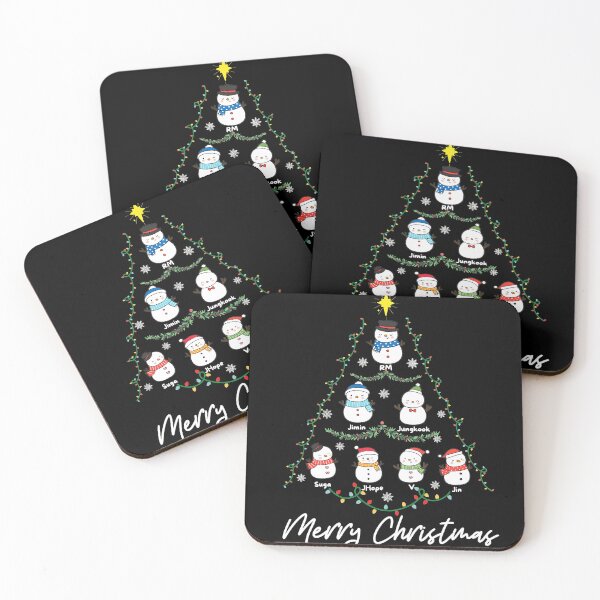 Item preview, BTS BT21 Christmas Sweatshirt Bangtan Xmas Sweater shirt Kpop holiday merch Jin Jhope Jungkook RM Suga V Gift for Army Girlfriend Mom Gift Merry Christmas ARMY  designed and sold by NattyTees.