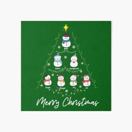 Artikel-Vorschau von BTS BT21 Weihnachts-Sweatshirt Bangtan Weihnachtspullover Shirt Kpop Feiertags-Merch Jin Jhope Jungkook RM Suga V Geschenk für Army Freundin Mama Geschenk Frohe Weihnachten ARMY, designt und verkauft von NattyTees.