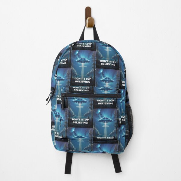 Item preview, Don't Stop Believing UFO Poster designed and sold by NordicBadger.