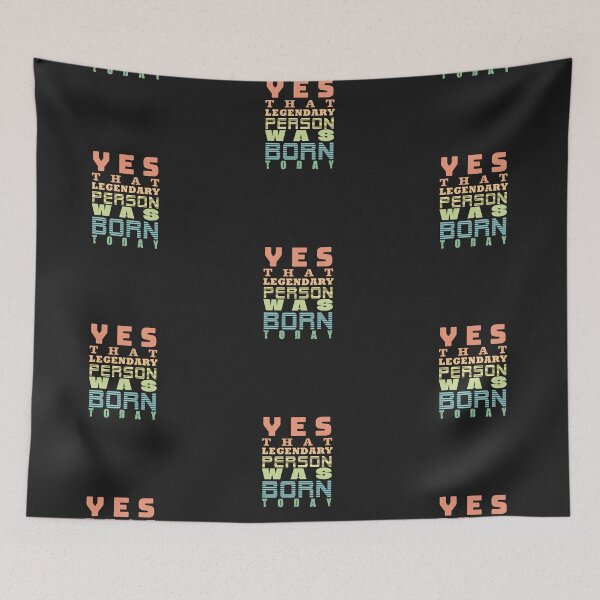 Item preview, a legend was born today themed graphic design designed and sold by ironpalette.