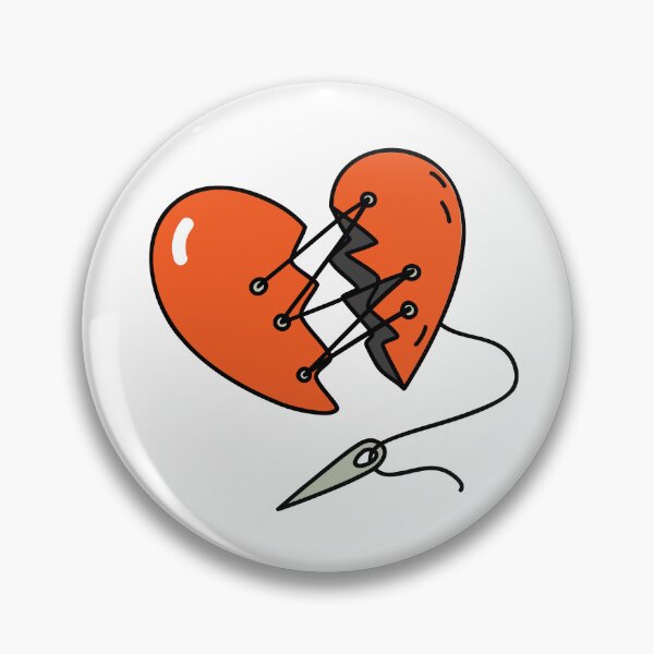 Item preview, Broken Heart Red Anti-Valentine designed and sold by ZoollGraphics.
