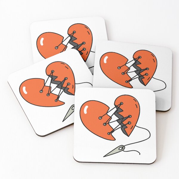 Item preview, Broken Heart Red Anti-Valentine designed and sold by ZoollGraphics.