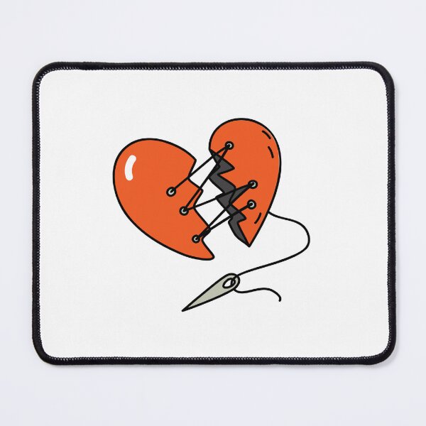 Item preview, Broken Heart Red Anti-Valentine designed and sold by ZoollGraphics.