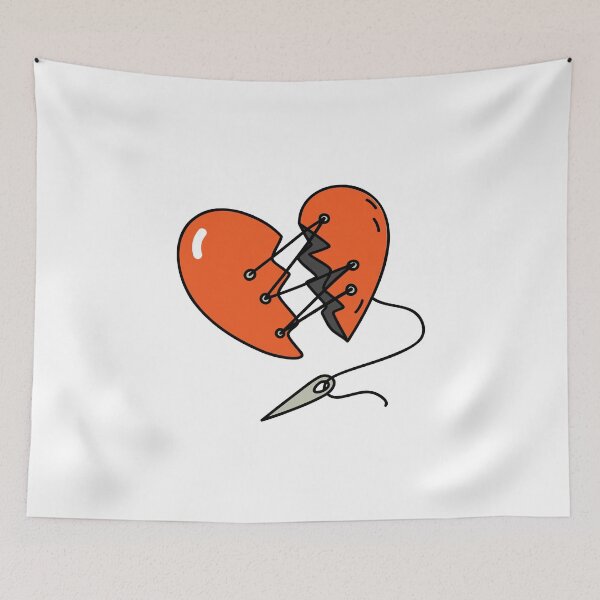 Item preview, Broken Heart Red Anti-Valentine designed and sold by ZoollGraphics.