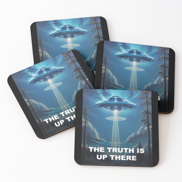 Item preview, The Truth is Up There UFO Poster designed and sold by NordicBadger.