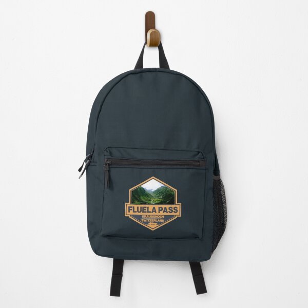 Item preview, Fluela Pass Switzerland Travel Art Badge designed and sold by KrisSidDesigns.