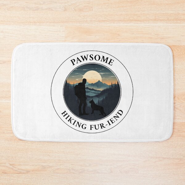 Item preview, Pawsome Hiking into the Wild with my Best furry friend designed and sold by OliveAndSnow.