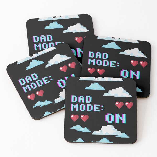 Item preview, DAD MODE: ON Father T shirt mugs dad daddy love designed and sold by Rukyta.