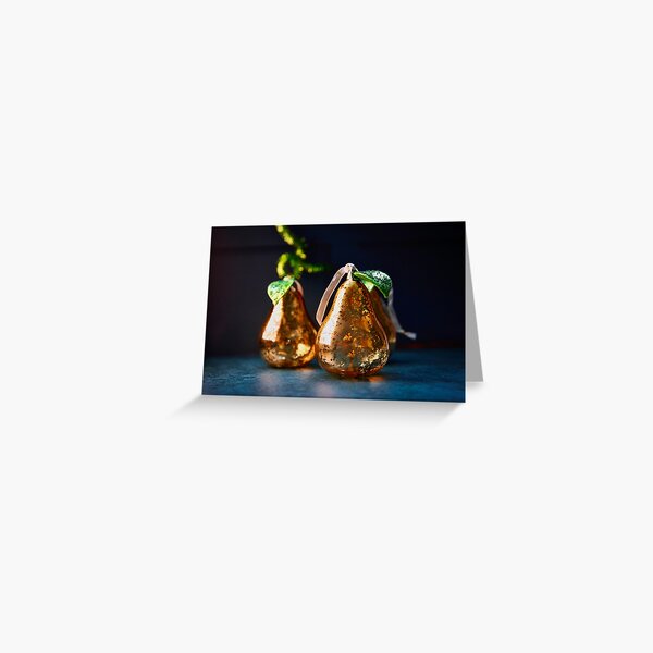 Item preview, Xmas antiqued pears  designed and sold by LynnEnglandPhotography.