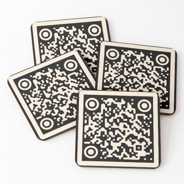 Item preview, Rickroll QR Code designed and sold by RetroPandora.