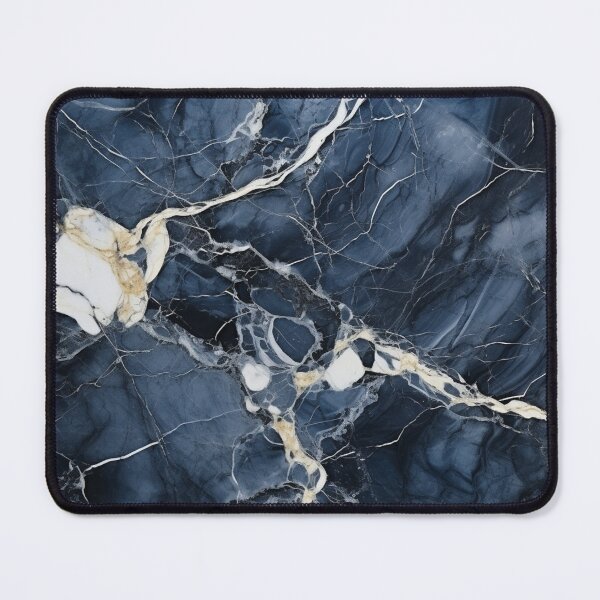 Item preview, Navy Blue Marble designed and sold by AxeWave.