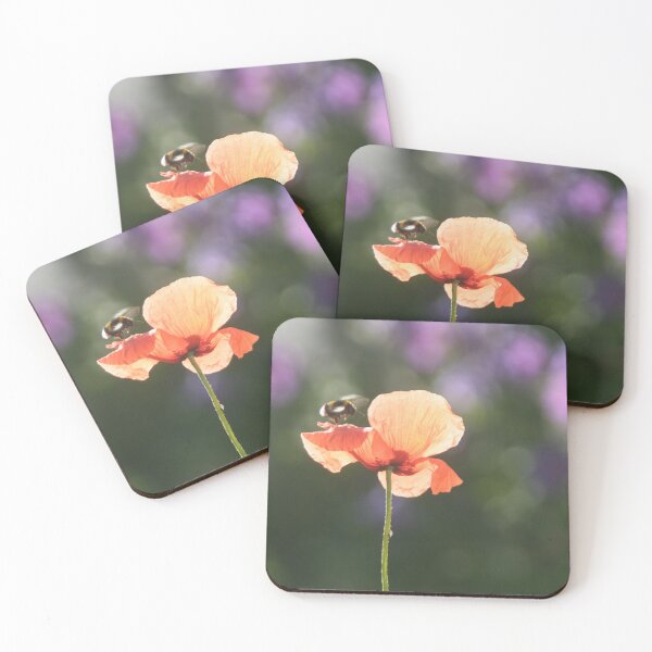 Item preview, Bumble bee and poppy designed and sold by Calidris Fotografie Steffi & Ben Köppler.