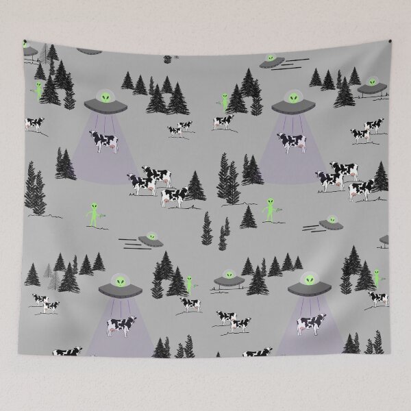 Item preview, Space Alien Abduction pattern designed and sold by Quick Brown Fox Canada.