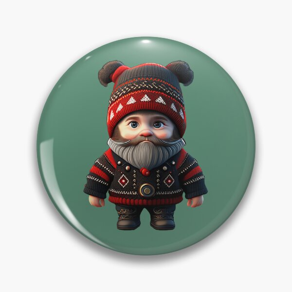 Item preview, A dwarf in a Nordic sweater designed and sold by Pickmash.