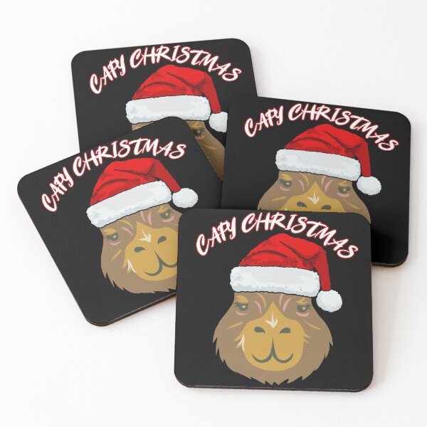 Item preview, Capy Christmas: Christmas Capybara Santa Hat  designed and sold by EmiAndMike.