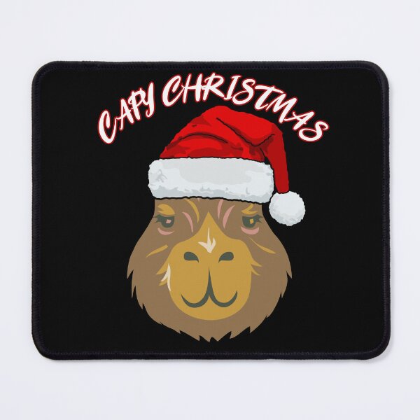 Item preview, Capy Christmas: Christmas Capybara Santa Hat  designed and sold by EmiAndMike.