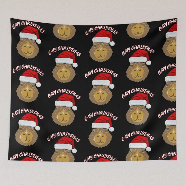 Item preview, Capy Christmas: Christmas Capybara Santa Hat  designed and sold by EmiAndMike.