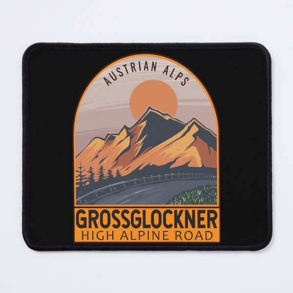 Item preview, Grossglockner Austria Retro Travel Emblem designed and sold by KrisSidDesigns.