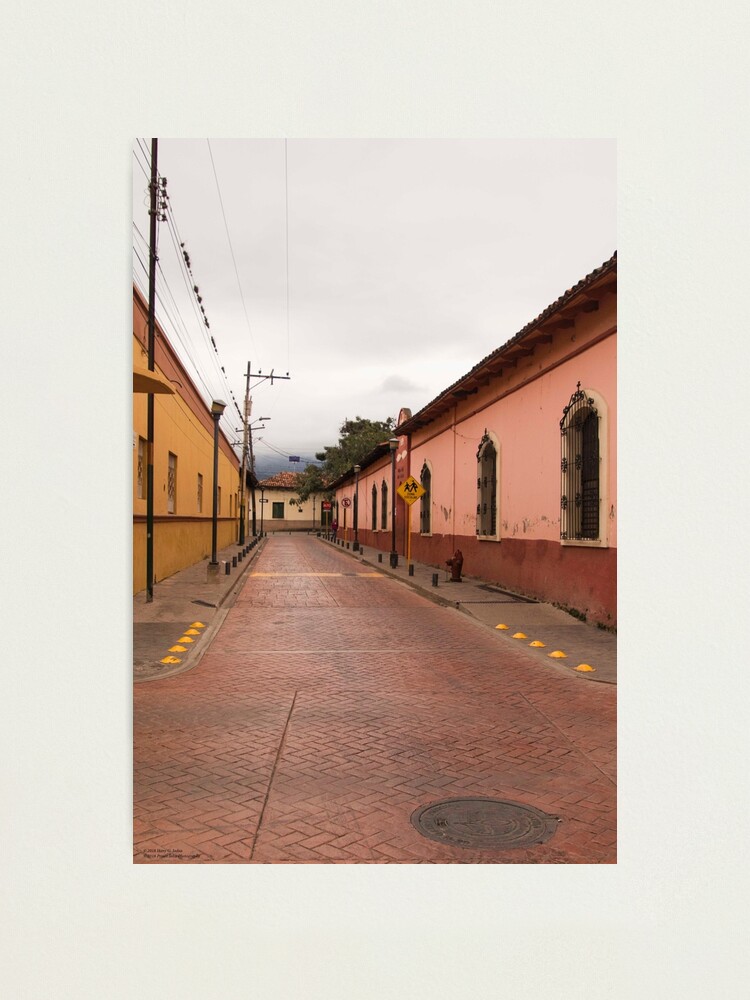 Las calles de Comayagua © Lámina fotográfica