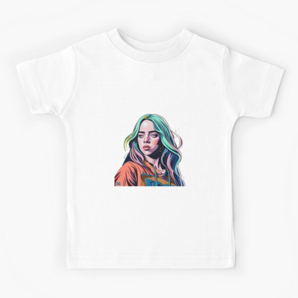 Vista previa del artículo con la obra «Fanart de Billie Eilish», diseñado y vendido por Callmepretty-.