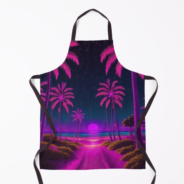 Item preview,  An aesthetic sunset with neon lighting, a beautiful view of palm trees designed and sold by Bekfles.