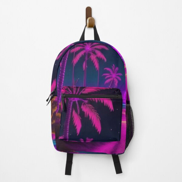 Item preview,  An aesthetic sunset with neon lighting, a beautiful view of palm trees designed and sold by Bekfles.