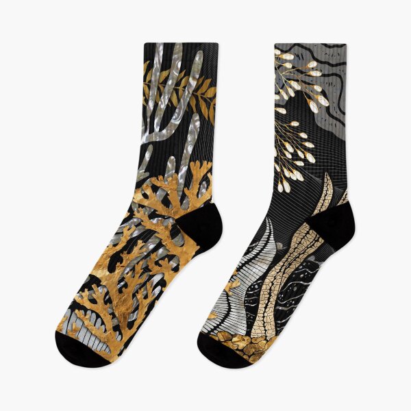 Item preview, Coral Reef - Gold and Pearl Symphony designed and sold by k9printart.