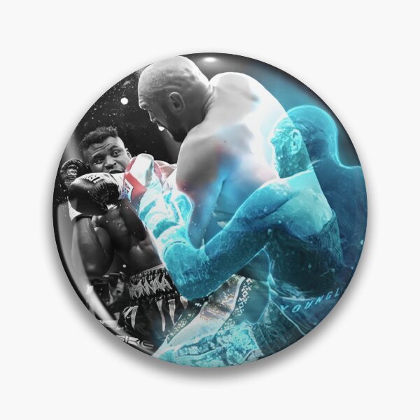 Item preview, FRANCIS NGANNOU KICKS TYSON FURY TO THE GROUND designed and sold by SphinxStore.