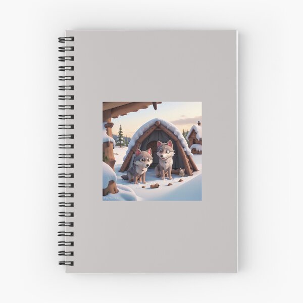 Item preview, Snowy Wilderness Discovery: Wolf Pups' Exploration designed and sold by Chukszy1.