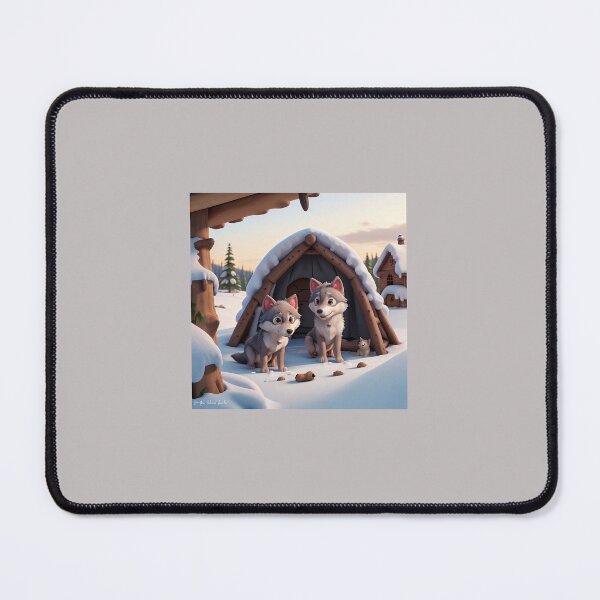 Item preview, Snowy Wilderness Discovery: Wolf Pups' Exploration designed and sold by Chukszy1.
