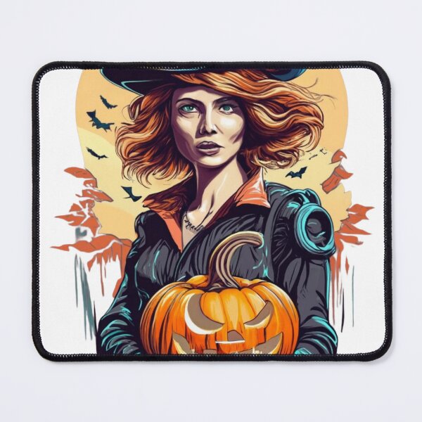 Item preview, a woman with a pumpkin, Halloween designed and sold by HBZ-DESIGN.