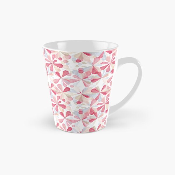 Item preview,  Pink blue abstract flowers designed and sold by Natalia Ruzhyna.