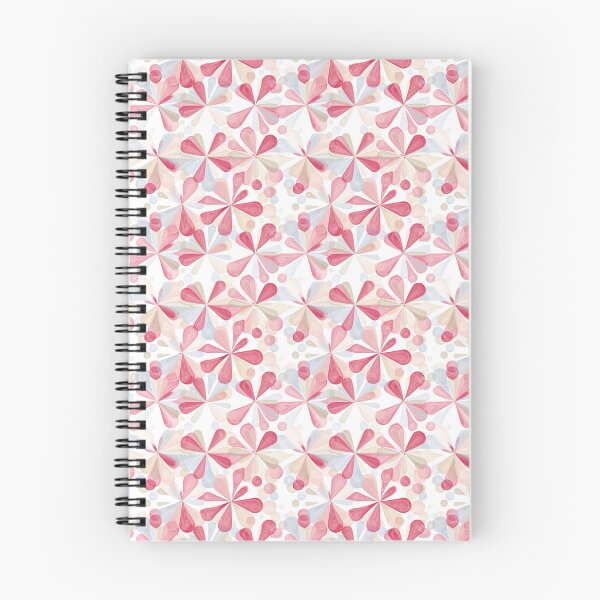 Item preview, Pink blue abstract flowers designed and sold by Natalia Ruzhyna.