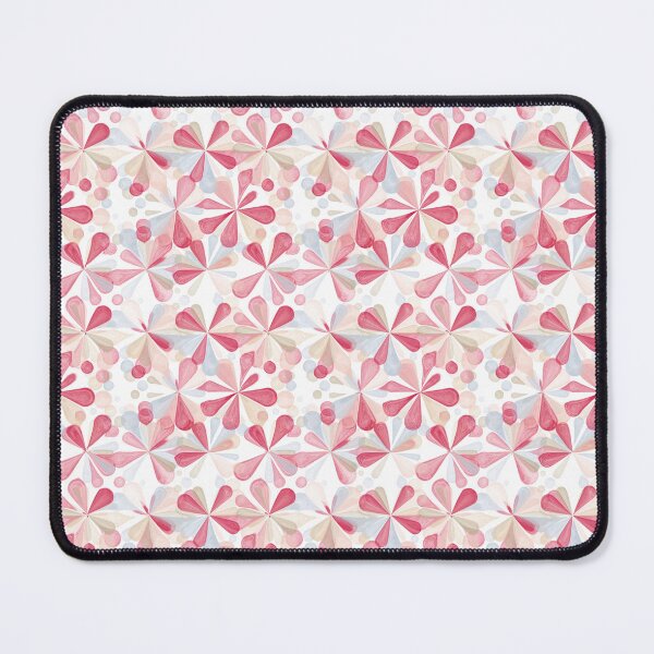 Item preview,  Pink blue abstract flowers designed and sold by Natalia Ruzhyna.